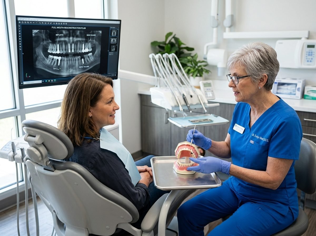Full mouth rehabilitation comprehensive consultation at Meenakshi Dental Clinic