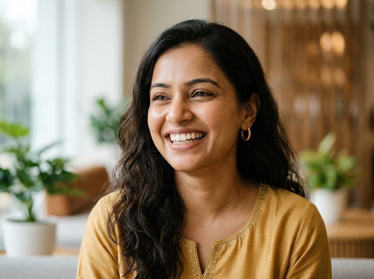 Patient smile makeover results and teeth alignment at Meenakshi Dental Clinic